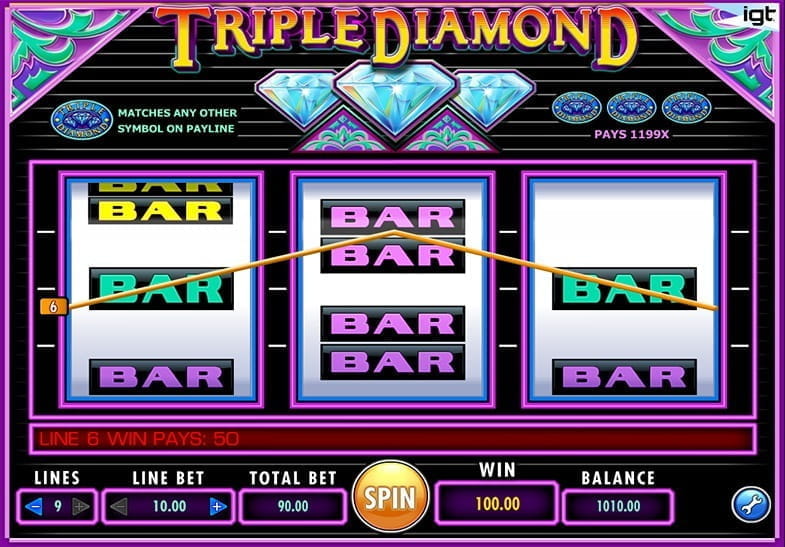 Triple Diamond Free Play