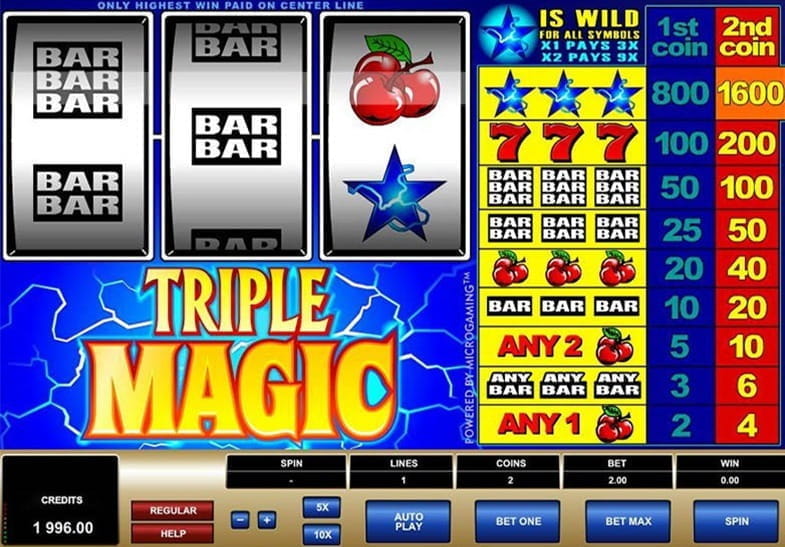 Triple Magic Slot Demo Game