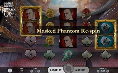 Universal Monsters The Phantom’s Curse Masked Phantom Re-Spin
