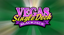 Vegas Single Deck Blackjack by Microgaming
