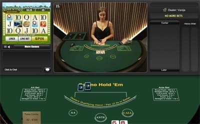 Venija Hosting a Live Game of Casino Hold'em