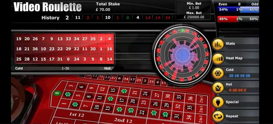 Video Roulette gameplay screenshot