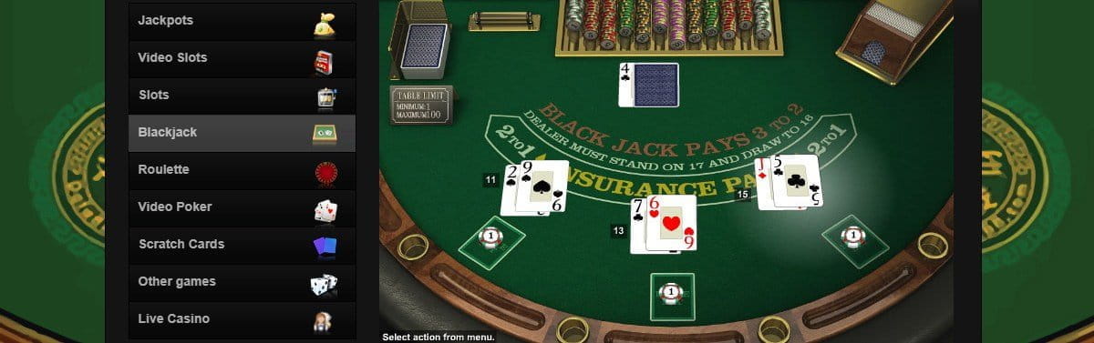 Variety of Blackjack Games at Videoslots Casino