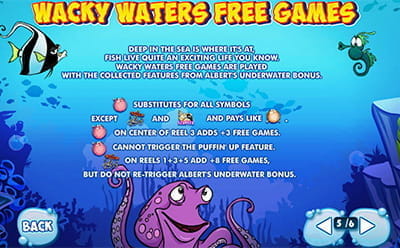 Wacky Waters Free Spins