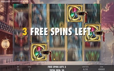Warlords – Crystals of Power Samurai Free Spins