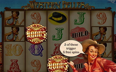 Western Belles Free Spins Trigger