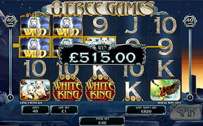Big Win at White King Online Slot