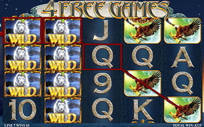 Free Spins Round at White King Slot