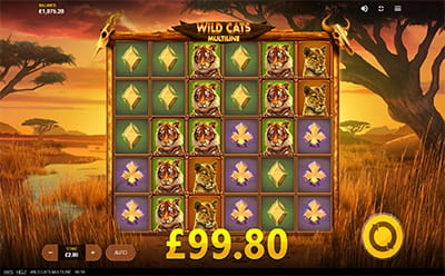 Wild Cats Multiline at Lottomart Online Casino