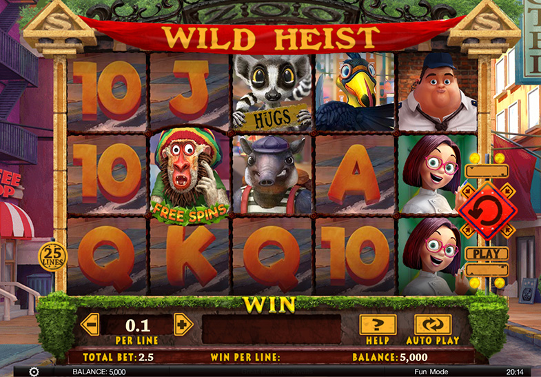 Free Demo of the Wild Heist Slot