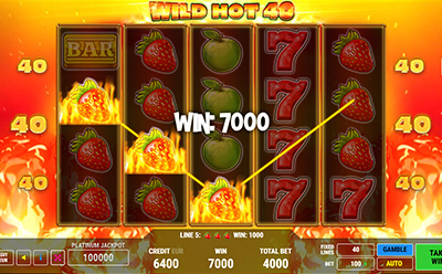 Wild Hot 40 Slot Bonus Round