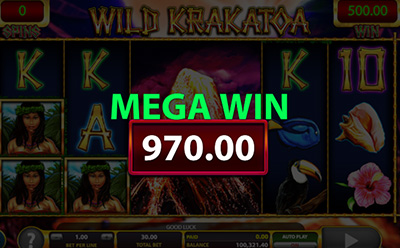 Wild Krakatoa Slot Bonus Round