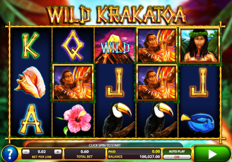 Free Demo of the Wild Krakatoa Slot