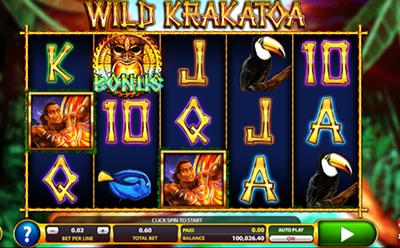 Wild Krakatoa Slot Mobile
