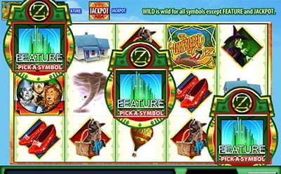 Oz Pick Feature at Wizard of Oz Slot