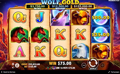 Wolf Gold at Playigo Casino