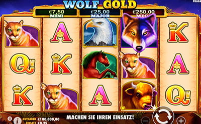 Der Wolf Gold Online Slot im DuxCasino