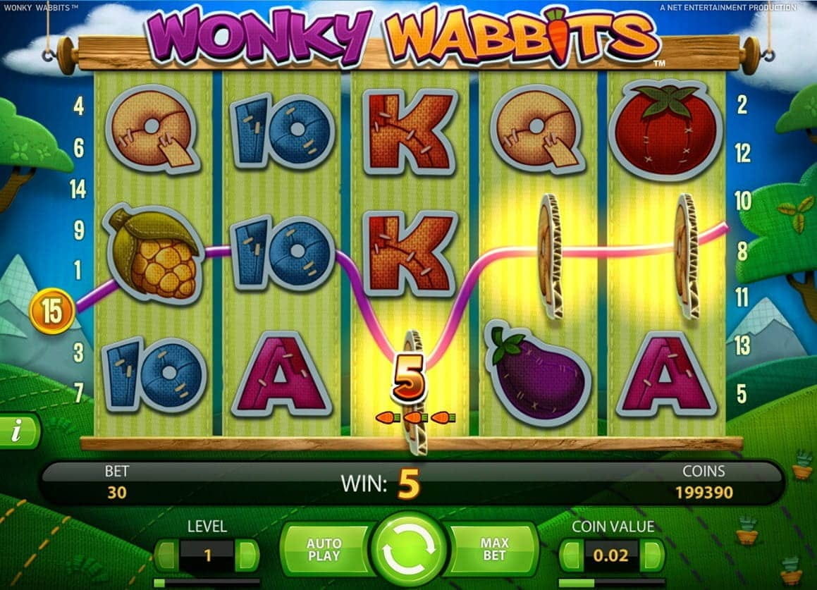 Wonky wabbits slot