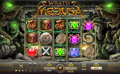 Wrath of Medusa Slot Free Spins