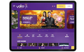 Yako Casino on iPad