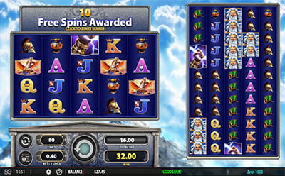 Zeus 1000 Slot Free Spins