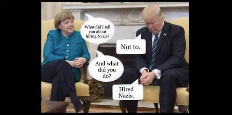 Trump Refuses to Shake Hands with Merkel
