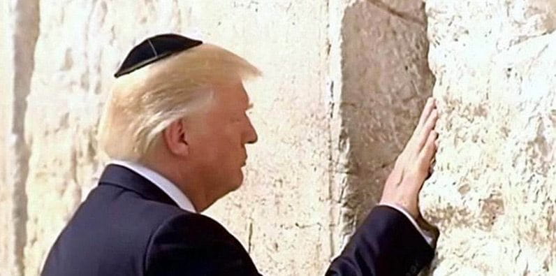 Donald Trump Visits the Western Wall 