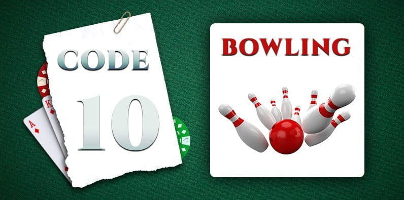 Codeword for 10 Is Bowling