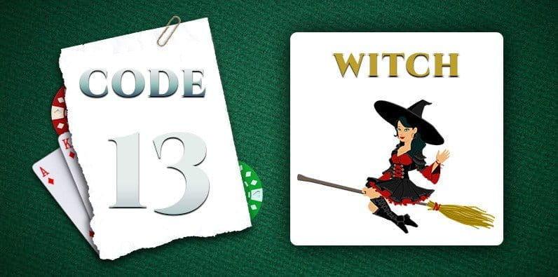Codeword for 13 Is Witch