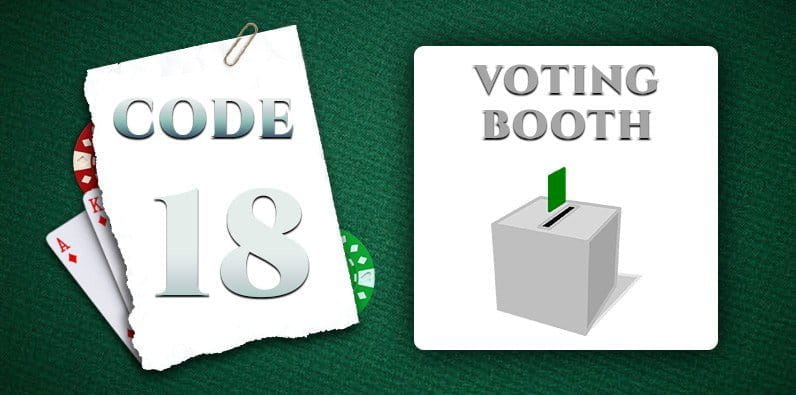 Codeword for 18 Is Voting Booth