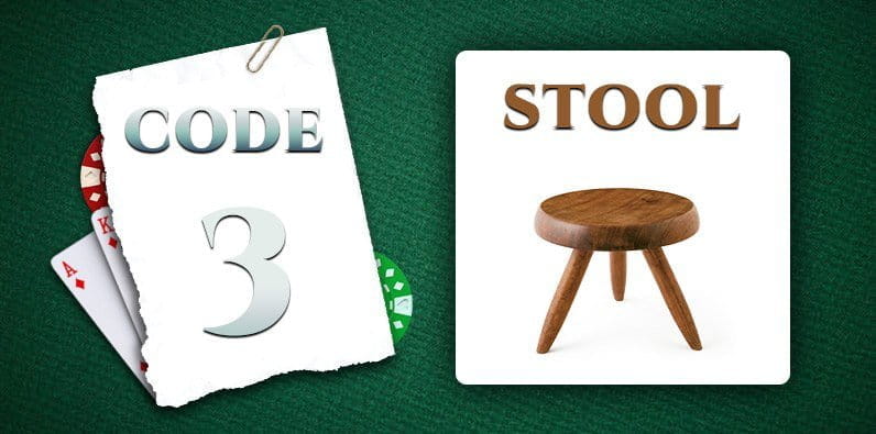 Codeword for 3 Is Stool