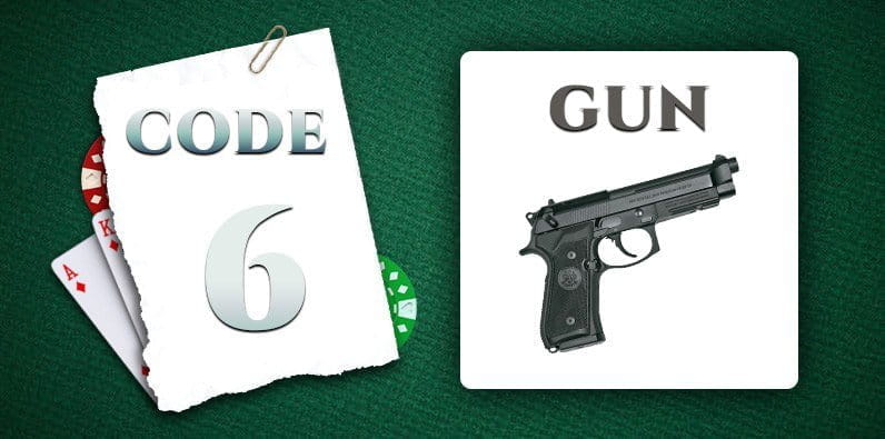 Codeword for 6 Is Gun