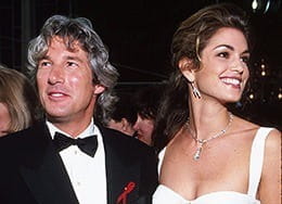 Richard Gere and Cindy Crawford 
