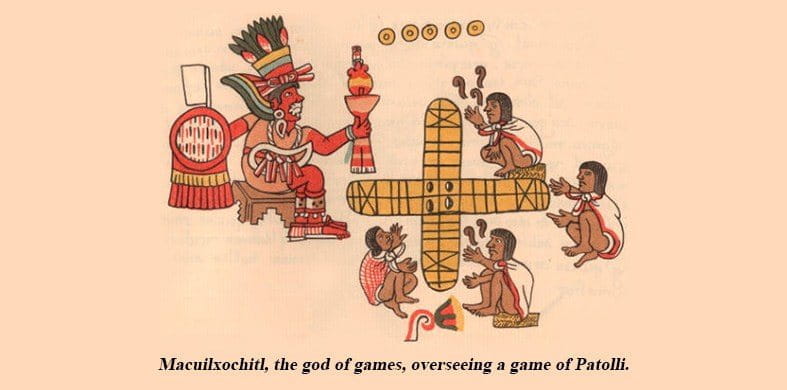 Macuilxochitl Patolli Game