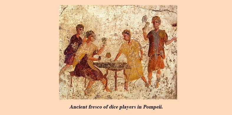 Pompeii Dice Players