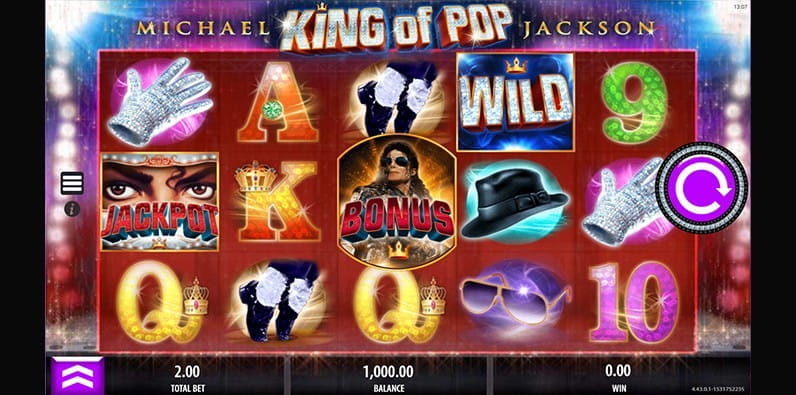 Michael Jackson King of Pop Video Slot