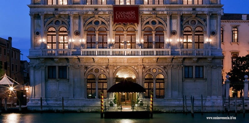 Casino Di Venezia at Night