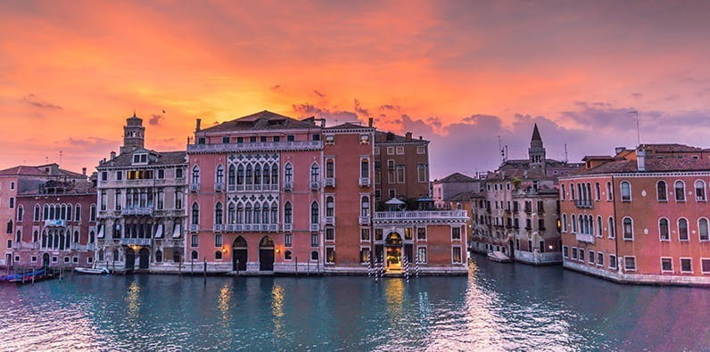 Overview of Venice’s Grand Canal