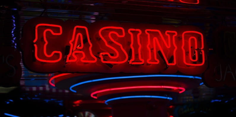 Casino Themed Neon Lights