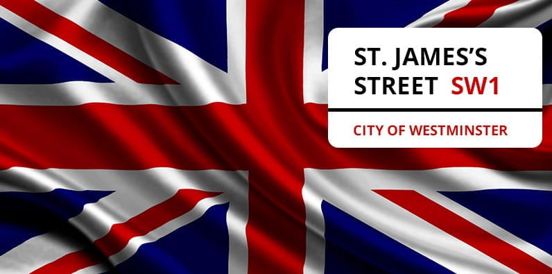 St James Str, London - The Clubland
