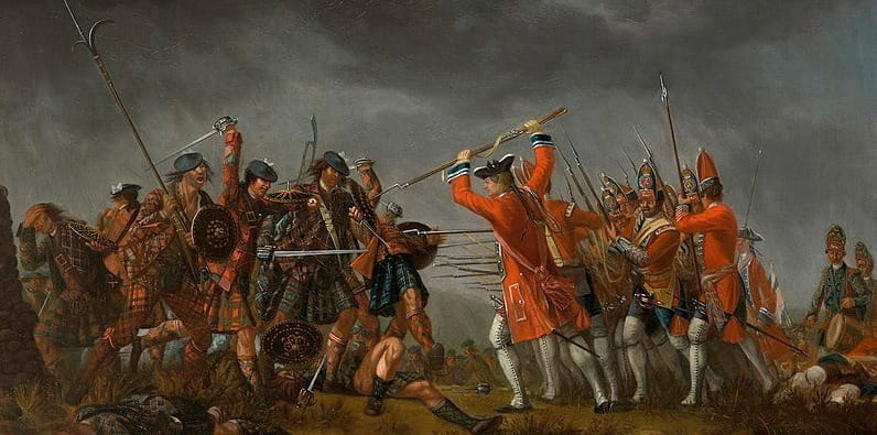 A Depiction of the Battle of Culloden by David Morier