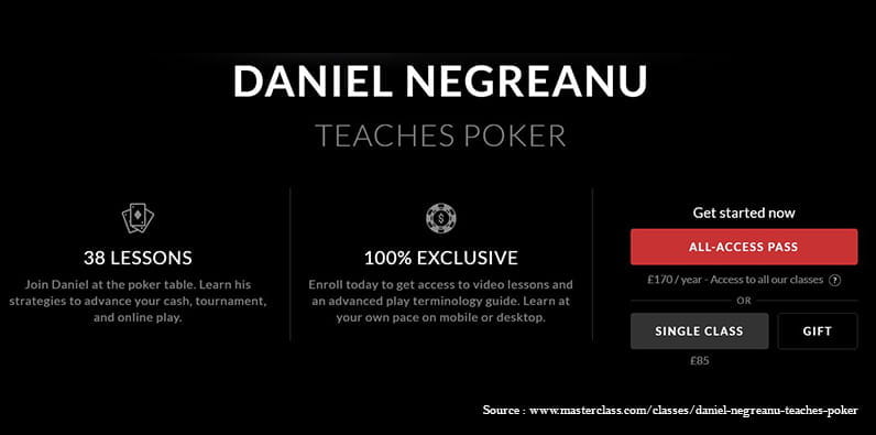 Daniel Negreanu Masterclass Send As Gift