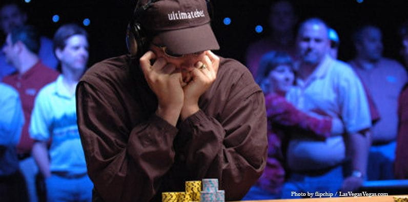Phil Hellmuth Playing at WSOP