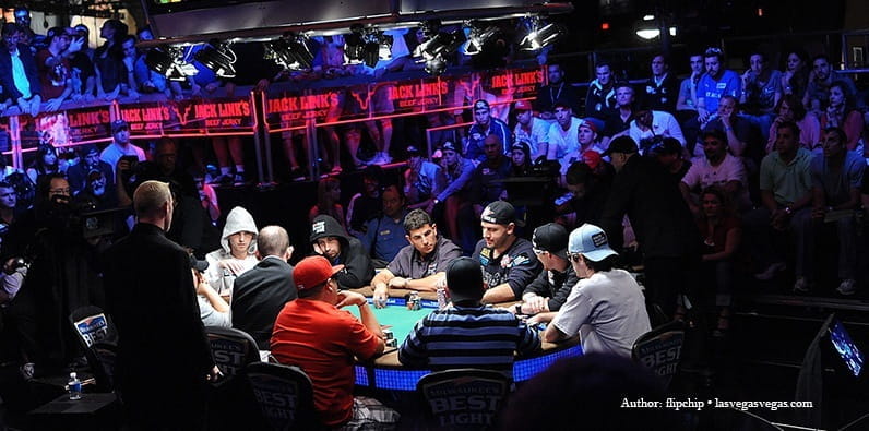 WSOP Main Event Final Table in the Heat of Battle