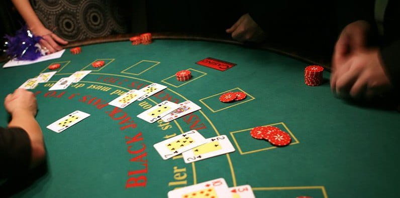 Players Trying to Defeat the Dealer at Blackjack