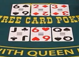 Dealer and Player Hands in Three Card Poker
