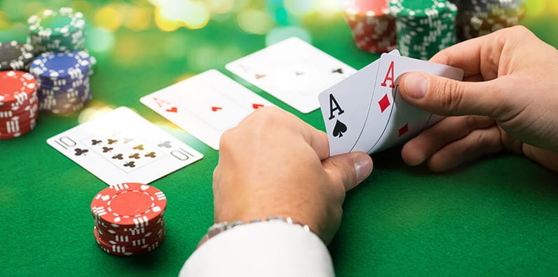 Poker Game in Las Vegas