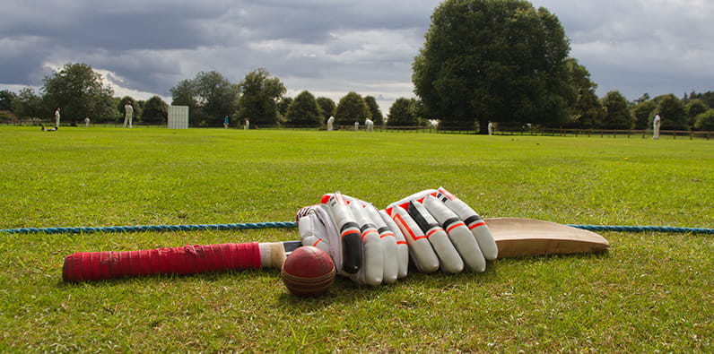 A Big Cricket Game Stadium