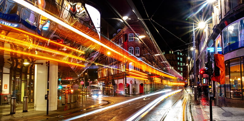 Broad Street and Nightlife in Birmingham