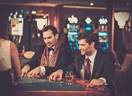 English Gentlemen In Casino